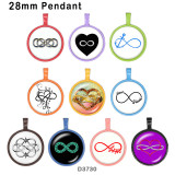 10pcs/lot  love   glass  picture printing products of various sizes  Fridge magnet cabochon