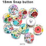 10pcs/lot   Flower   glass  picture printing products of various sizes  Fridge magnet cabochon