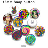 10pcs/lot  color   Flower  glass  picture printing products of various sizes  Fridge magnet cabochon