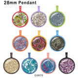 10pcs/lot  pattern   glass  picture printing products of various sizes  Fridge magnet cabochon