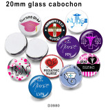 10pcs/lot  Nurse   glass  picture printing products of various sizes  Fridge magnet cabochon