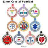 10pcs/lot  Nurse   glass  picture printing products of various sizes  Fridge magnet cabochon