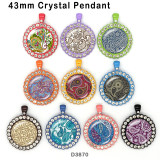 10pcs/lot  pattern   glass  picture printing products of various sizes  Fridge magnet cabochon