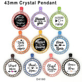 10pcs/lot  words   glass  picture printing products of various sizes  Fridge magnet cabochon