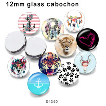 10pcs/lot  Dreamcatcher  tiger glass picture printing products of various sizes  Fridge magnet cabochon