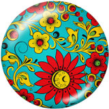 20MM  Butterfly  Dragonfly  pow   Print   glass  snaps buttons