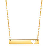 46CM chain Fashion Trendy Stainless Steel Square Love Women Necklace