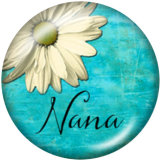 20MM  Butterfly  Nana  Dog  Lover   Print   glass  snaps buttons