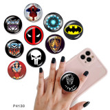 Marvel Anime Heroes The mobile phone holder Painted phone sockets with a black or white print pattern base