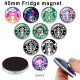 10pcs/lot  Starpugs  coffee  glass picture printing products of various sizes  Fridge magnet cabochon