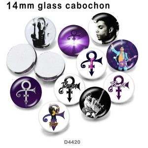 10pcs/lot   Famous music  glass picture printing products of various sizes  Fridge magnet cabochon