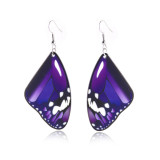 Acrylic butterfly earrings 316L stainless steel ear hooks
