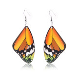 Acrylic butterfly earrings 316L stainless steel ear hooks
