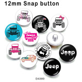 10pcs/lot  Car   glass picture printing products of various sizes  Fridge magnet cabochon
