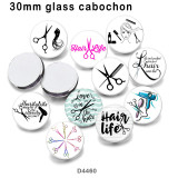 10pcs/lot  Hais Life  glass picture printing products of various sizes  Fridge magnet cabochon
