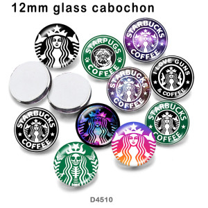 10pcs/lot  Starpugs  coffee  glass picture printing products of various sizes  Fridge magnet cabochon