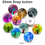 10pcs/lot  tree of life  glass picture printing products of various sizes  Fridge magnet cabochon
