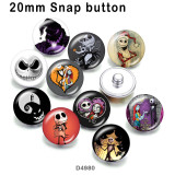 10pcs/lot  Halloween   glass picture printing products of various sizes  Fridge magnet cabochon