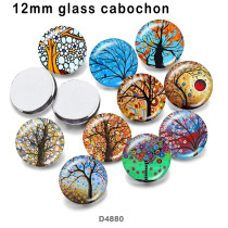 10pcs/lot  tree of life  glass picture printing products of various sizes  Fridge magnet cabochon