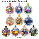 10pcs/lot  tree of life  glass picture printing products of various sizes  Fridge magnet cabochon