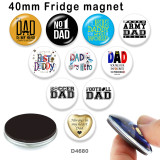 10pcs/lot  Footbll  DAD  glass picture printing products of various sizes  Fridge magnet cabochon