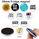 10pcs/lot  Footbll  DAD  glass picture printing products of various sizes  Fridge magnet cabochon