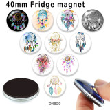 10pcs/lot   Dreamcatcher    glass picture printing products of various sizes  Fridge magnet cabochon