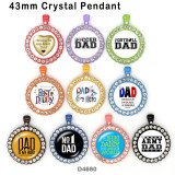 10pcs/lot  Footbll  DAD  glass picture printing products of various sizes  Fridge magnet cabochon