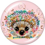 20MM  doughnut  pineapple  Print   glass  snaps buttons