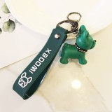 Multicolor cartoon puppy keychain pendant men's and women's bags car keychain pendant