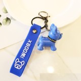 Multicolor cartoon puppy keychain pendant men's and women's bags car keychain pendant