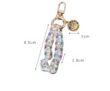 Alloy listing keychain dream chain acrylic key pendant bag hanging