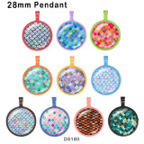 10pcs/lot  color  pattern  glass picture printing products of various sizes  Fridge magnet cabochon