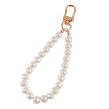 Pearl car keychain couple bag pendant