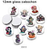 10pcs/lot  Butterfly  Elves  glass picture printing products of various sizes  Fridge magnet cabochon