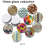 10pcs/lot  pattern  glass picture printing products of various sizes  Fridge magnet cabochon