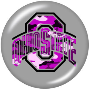 20MM  NCAA School Team  Print   glass  snaps buttons