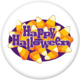 20MM  Halloween  Print   glass  snaps buttons