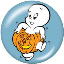 20MM  Halloween   Print   glass  snaps buttons