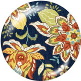 20MM  Pattern  Print   glass  snaps buttons