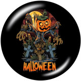 20MM Scarecrow  Halloween  Print   glass  snaps buttons