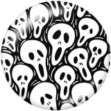 Painted metal snaps 20mm  charms  Halloween   Print