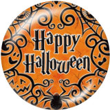 Painted metal snaps 20mm  charms  Halloween   Print