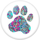 Painted metal snaps 20mm  charms  love  pattern   Print