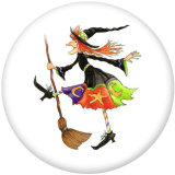 Painted metal snaps 20mm  charms  Halloween   Print