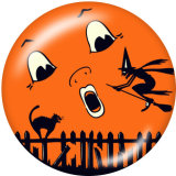 Painted metal snaps 20mm  charms  Halloween   Print