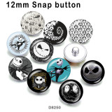 10pcs/lot  Halloween  glass picture printing products of various sizes  Fridge magnet cabochon