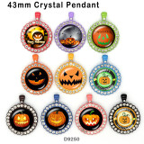 10pcs/lot  Halloween  Cat  glass picture printing products of various sizes  Fridge magnet cabochon