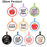 10pcs/lot  love  words  glass picture printing products of various sizes  Fridge magnet cabochon