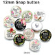 10pcs/lot  Flower  words  glass picture printing products of various sizes  Fridge magnet cabochon